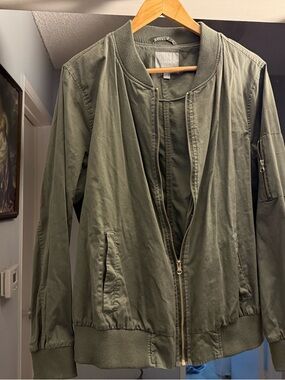 Lovesick Olive Green Bomber Jacket